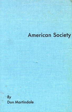 Item #21201 American Society. Don Martindale