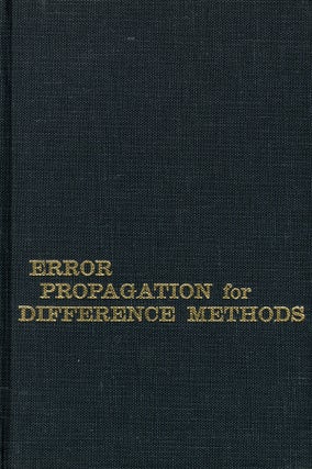 Item #45793 Error Propagation for Difference Methods. Peter Henrici