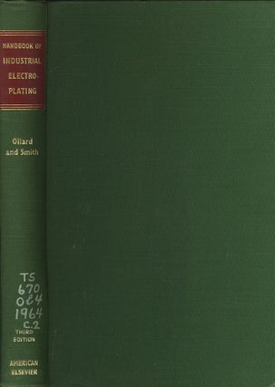 Item #49436 Handbook of Industrial Electroplating. E. A. And Smith Ollard, E. B