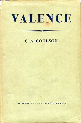 Item #49504 Valence - 1ST EDITION. C. A. Coulson