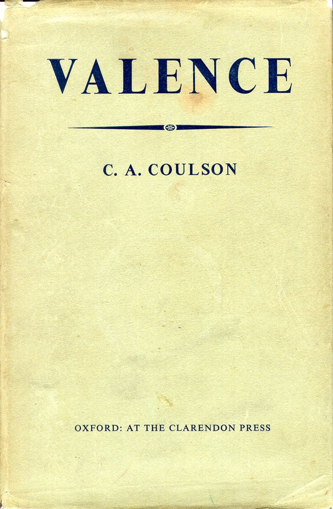Item #49504 Valence - 1ST EDITION. C. A. Coulson.