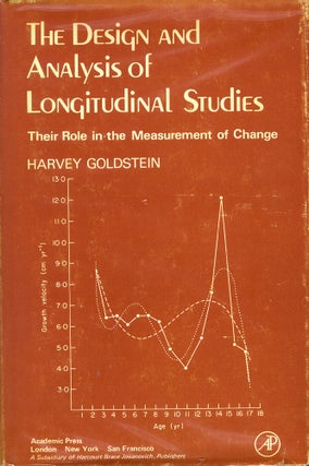 Item #51829 Design and Analysis of Longitudinal Studies: Their Role in the Measurement of Change....