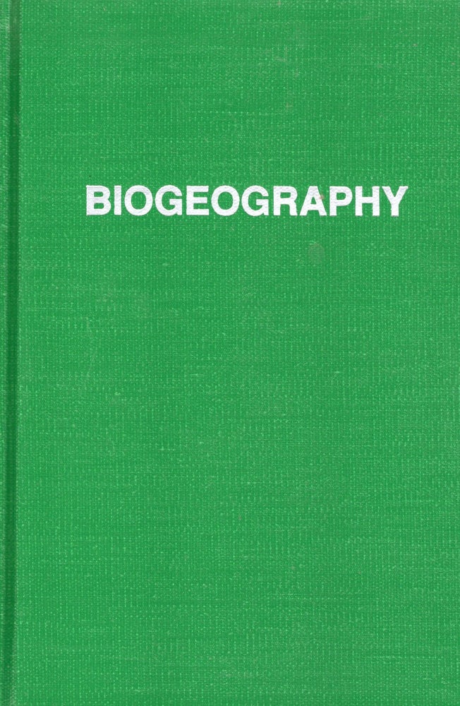 Item #53147 Biogeography. E. C. Pielou.