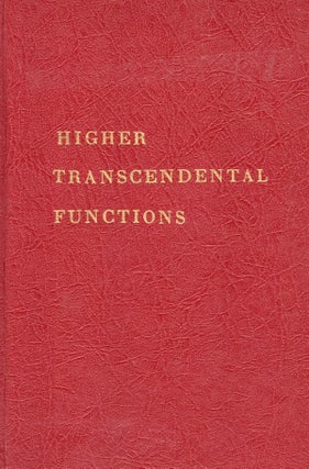 Item #56858 Higher Transcendental Functions - Vol. 1. Arthur Erdelyi