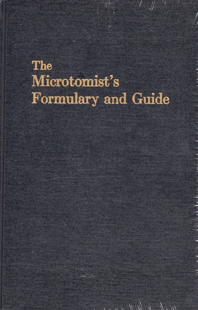 Item #57825 Microtomist's Formulary and Guide. Peter Gray.